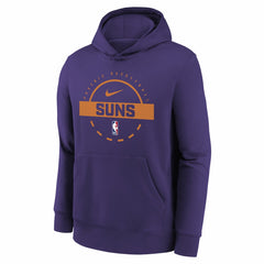 Phoenix Suns Youth 2025/26 Club Fleece Practice Hoodie Purple