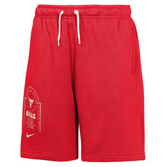 Chicago Bulls Youth Courtside Club Fleece Shorts Red