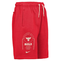Chicago Bulls Youth Courtside Club Fleece Shorts Red