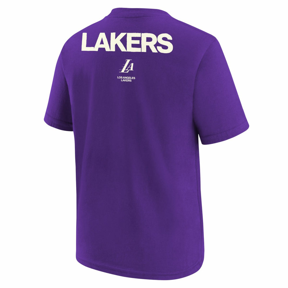 Los Angeles Lakers Jordan Brand Youth Courtside Statement 85 T-Shirt Purple