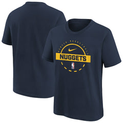 Denver Nuggets Youth Practice T-Shirt Navy