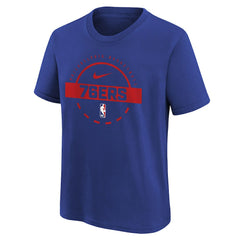 Philadelphia 76ers Youth Practice T-Shirt Royal
