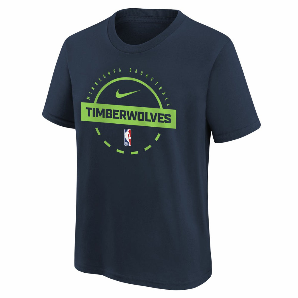 Minnesota Timberwolves Youth Practice T-Shirt Navy