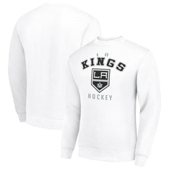 NHL Los Angeles Kings Men's Starter Team Logo Fleece Pullover Sweatshirt - White