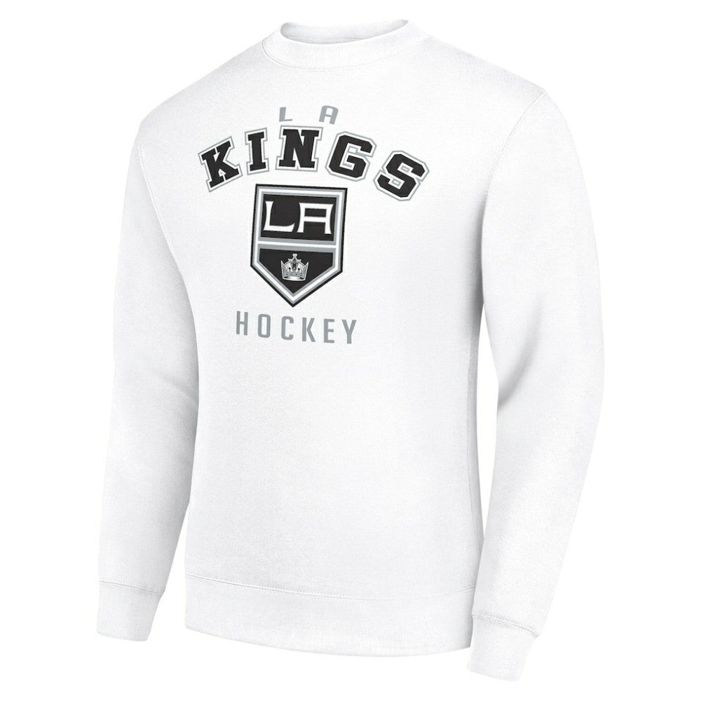NHL Los Angeles Kings Men's Starter Team Logo Fleece Pullover Sweatshirt - White