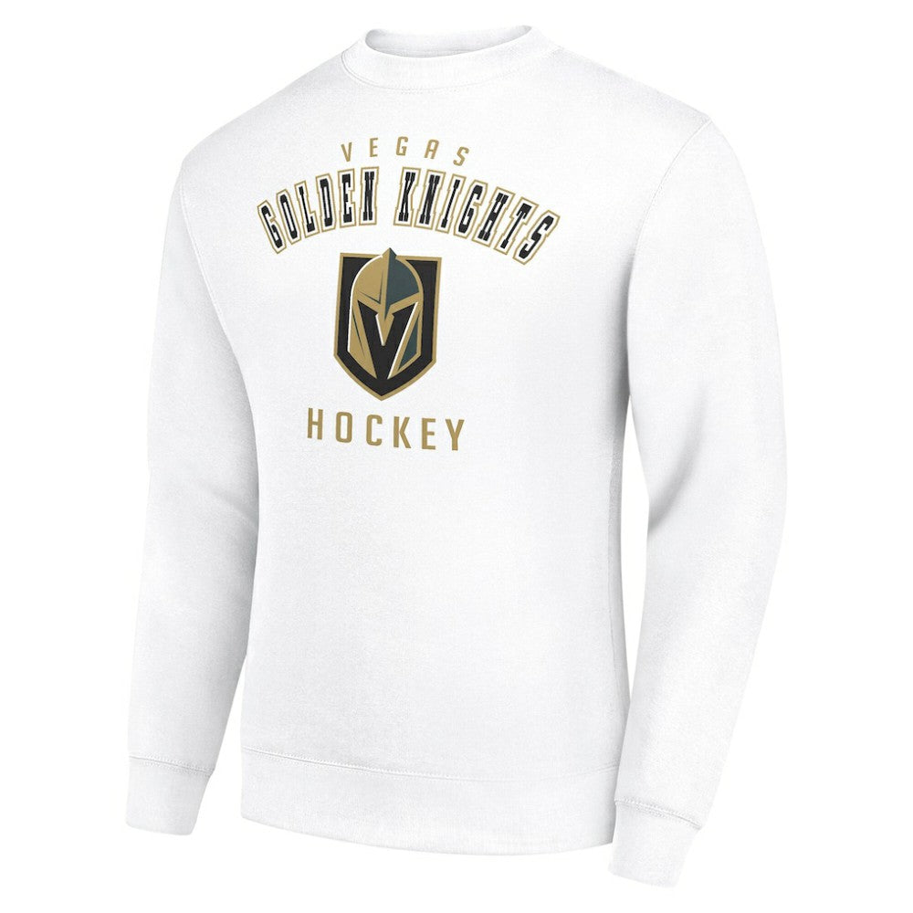 NHL Vegas Golden Knights Men's Starter Team Logo Fleece Pullover Sweatshirt - White