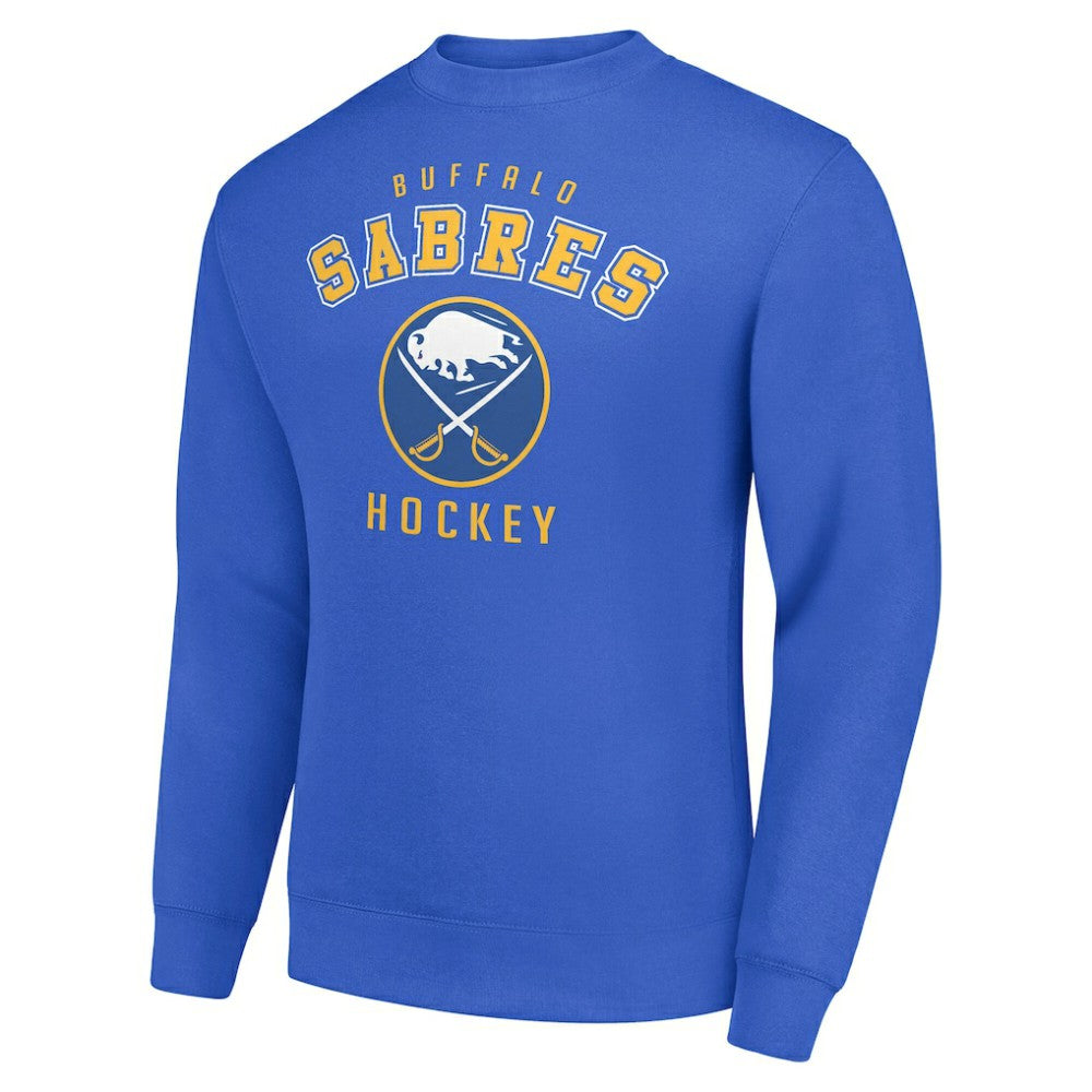 NHL Buffalo Sabres Men's Starter Team Logo Fleece Pullover Sweatshirt - Royal