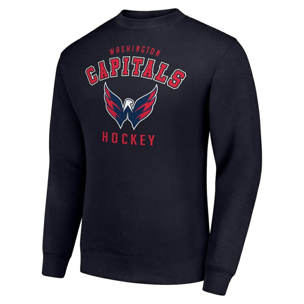 NHL Washington Capitals Men's Starter Team Logo Fleece Pullover Sweatshirt - Navy