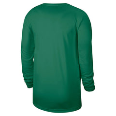 Boston Celtics 2025/26 On-Court Flare Dri-FIT Practice Long Sleeve Tri-Blend T-Shirt Kelly Green