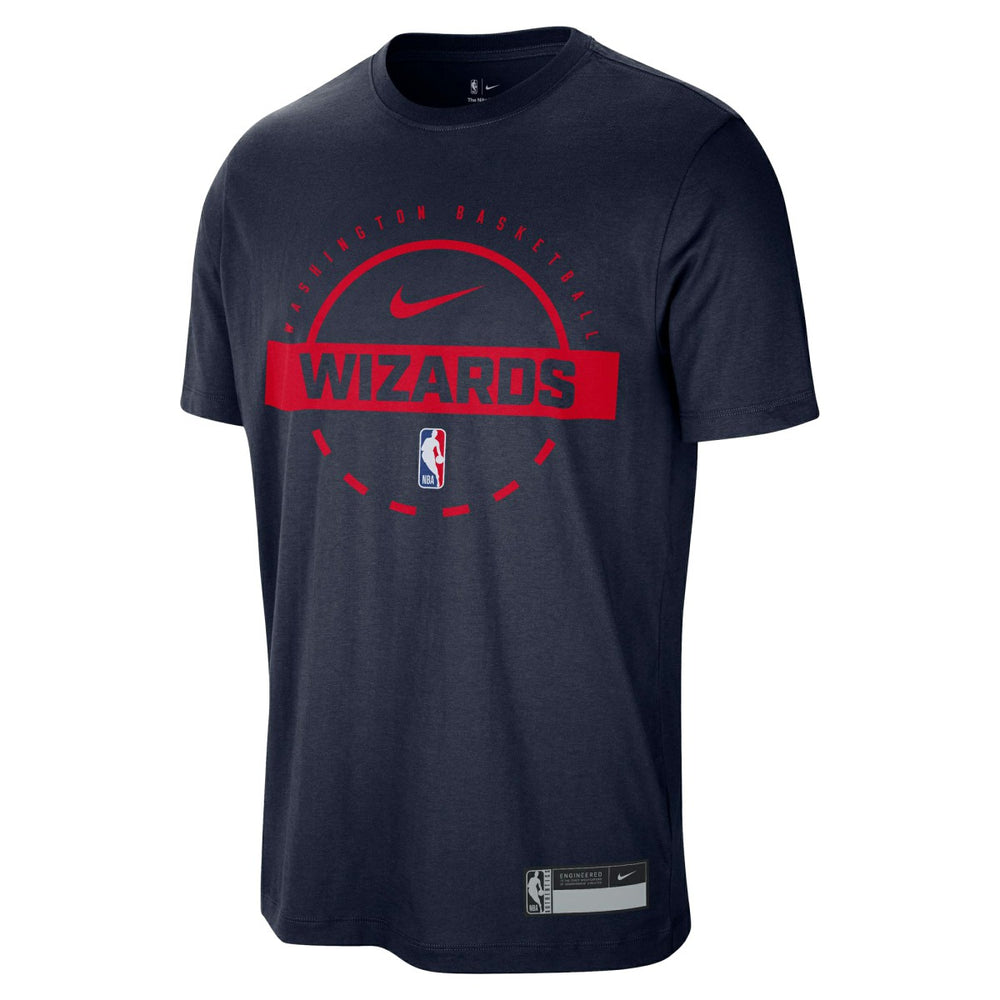 Washington Wizards 2025/26 On-Court Flare Performance Practice T-Shirt Navy