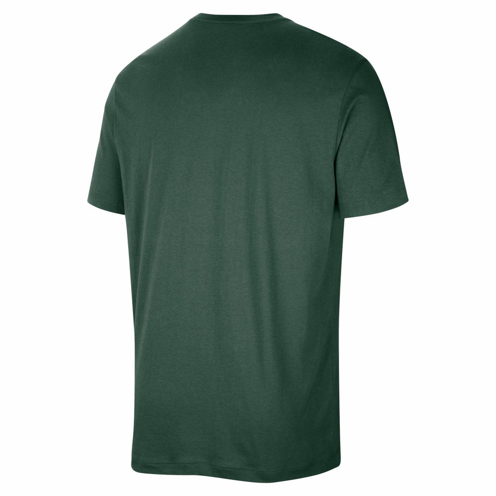 Milwaukee Bucks 2025/26 On-Court Flare Performance Practice T-Shirt Hunter Green