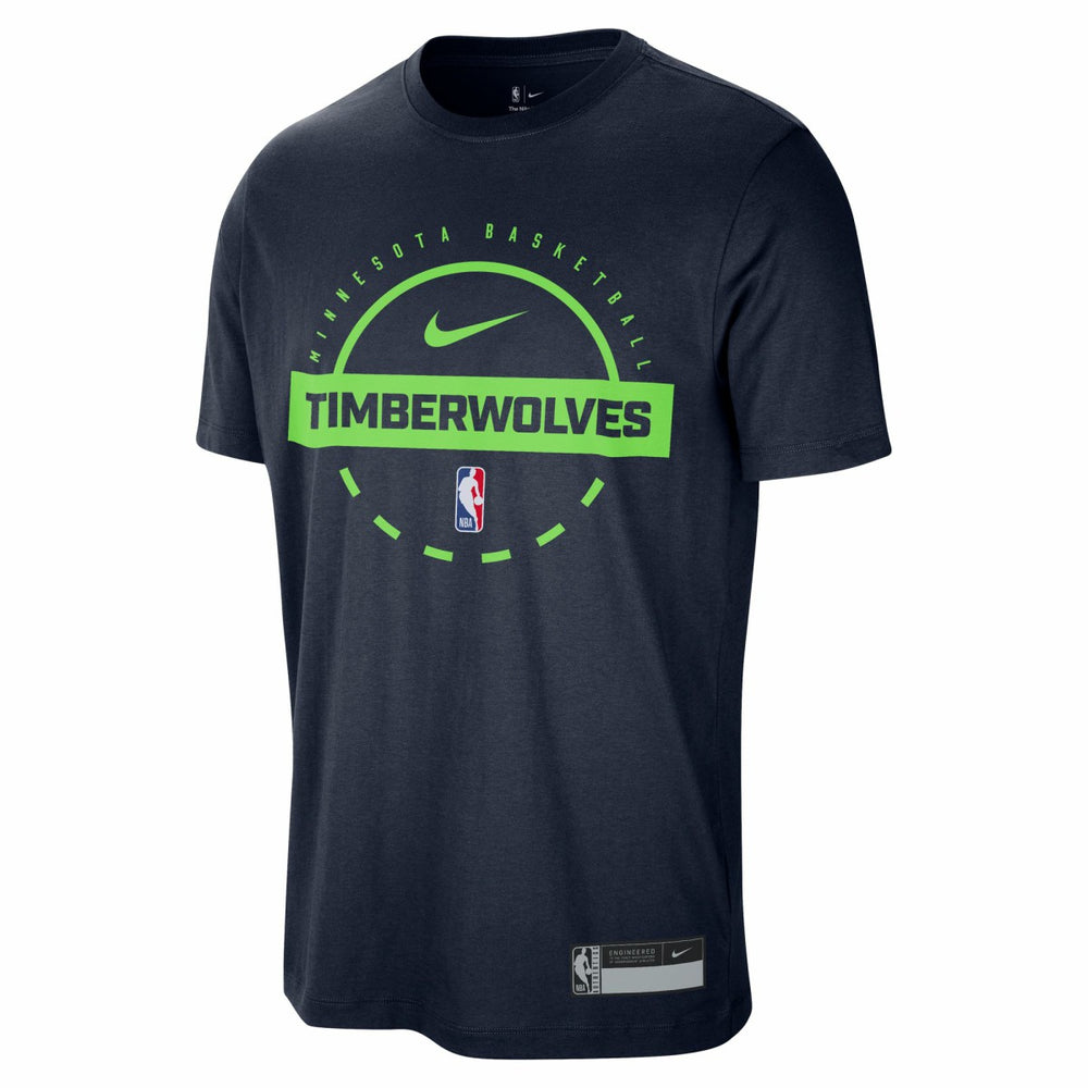 Minnesota Timberwolves 2025/26 On-Court Flare Performance Practice T-Shirt Navy