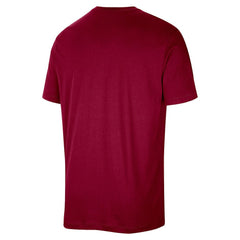 Cleveland Cavaliers 2025/26 On-Court Flare Dri-FIT Tri-Blend Practice T-Shirt Wine