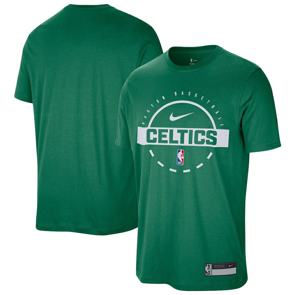 Boston Celtics 2025/26 On-Court Flare Performance Practice T-Shirt Kelly Green