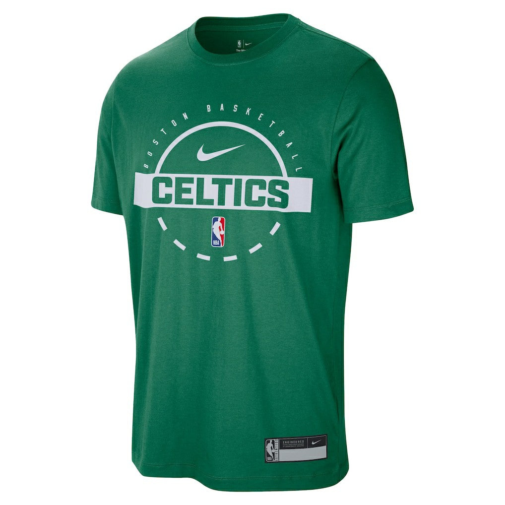 Boston Celtics 2025/26 On-Court Flare Performance Practice T-Shirt Kelly Green