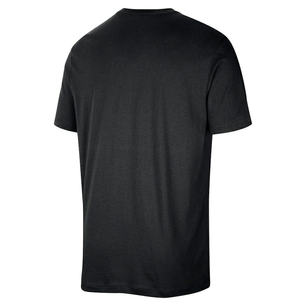 Brooklyn Nets 2025/26 On-Court Flare Performance Practice T-Shirt Black