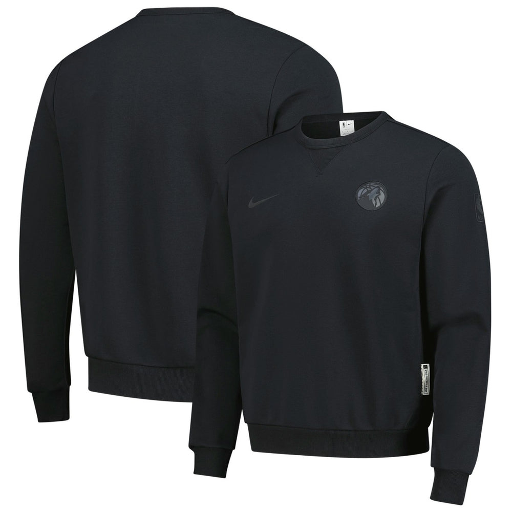 Minnesota Timberwolves Authentic Standard Issue Travel Dri-FIT Sweatshirt Black