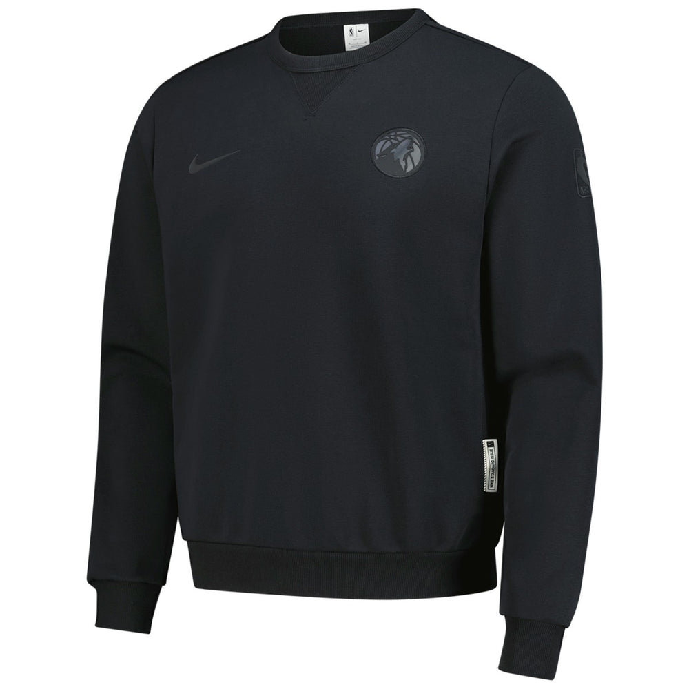 Minnesota Timberwolves Authentic Standard Issue Travel Dri-FIT Sweatshirt Black
