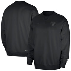 New York Knicks Authentic Standard Issue Travel Dri-FIT Sweatshirt Black