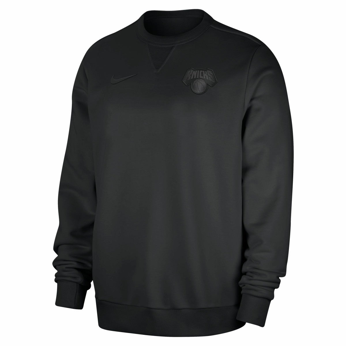 New York Knicks Authentic Standard Issue Travel Dri-FIT Sweatshirt Black