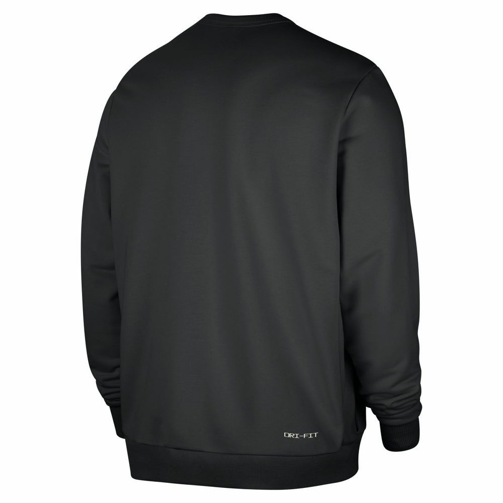 New York Knicks Authentic Standard Issue Travel Dri-FIT Sweatshirt Black