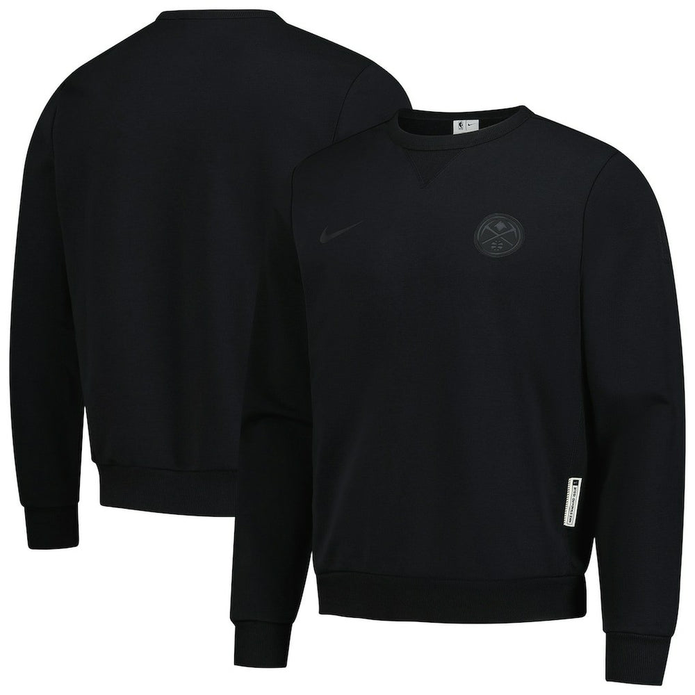 Denver Nuggets Authentic Standard Issue Travel Dri-FIT Sweatshirt Black