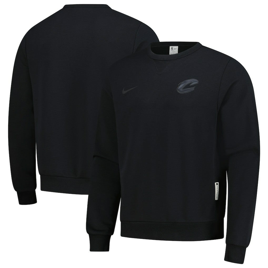 Cleveland Cavaliers Authentic Standard Issue Travel Dri-FIT Sweatshirt Black