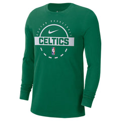 Boston Celtics Authentic Long Sleeve Practice T-Shirt Kelly Green
