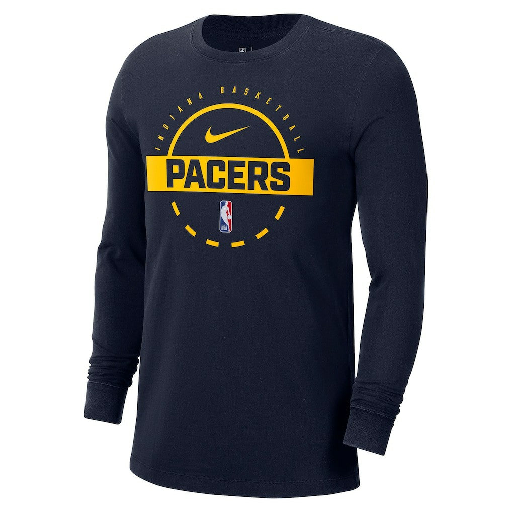 Indiana Pacers Authentic Long Sleeve Practice T-Shirt Navy