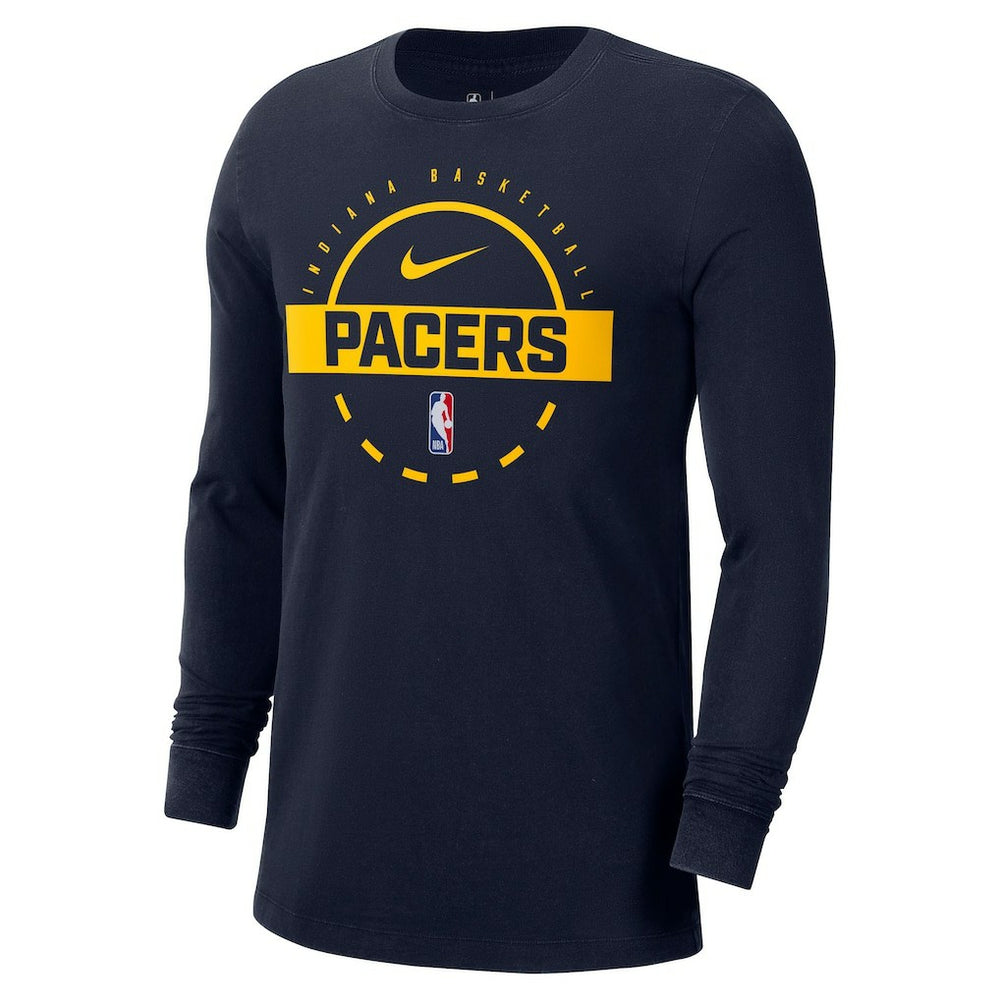 Indiana Pacers Authentic Long Sleeve Practice T-Shirt Navy