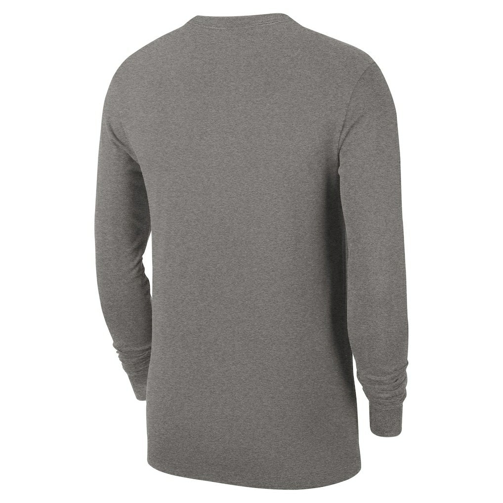Philadelphia 76ers Authentic Long Sleeve Practice T-Shirt Charcoal