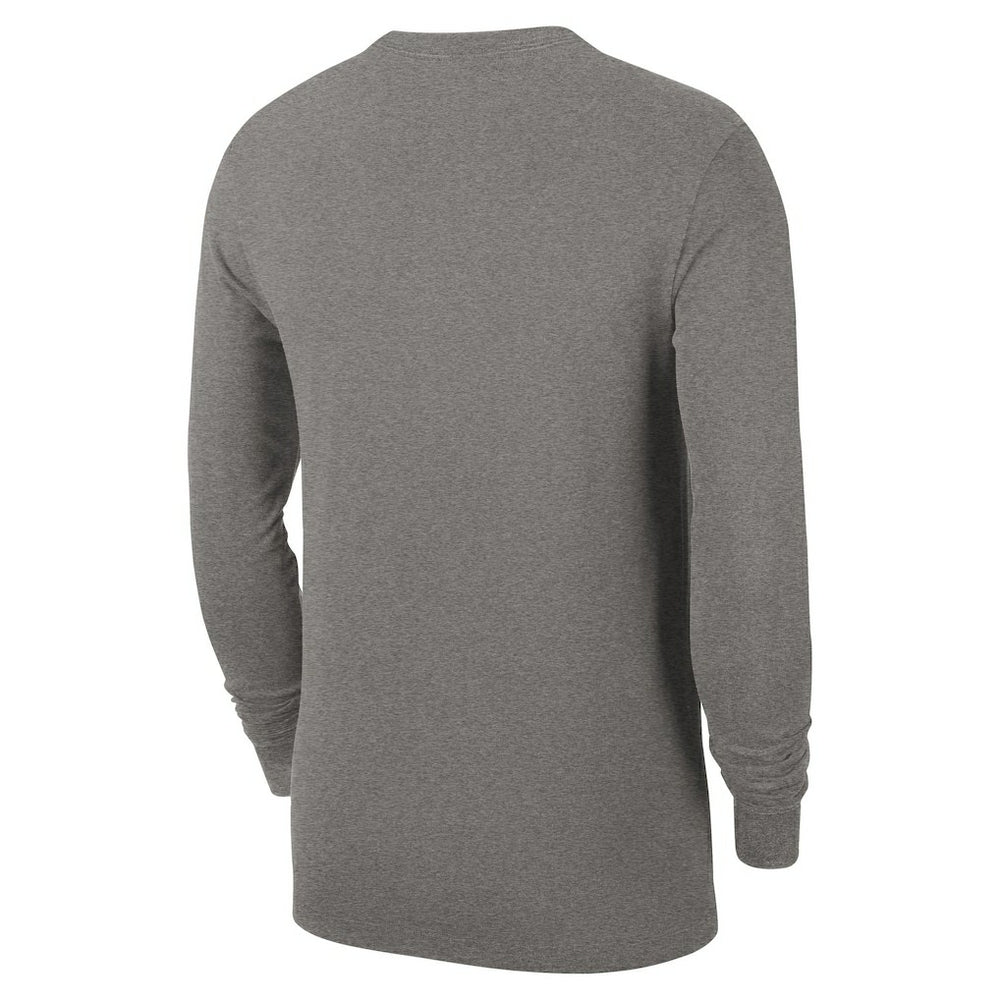 Philadelphia 76ers Authentic Long Sleeve Practice T-Shirt Charcoal