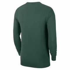 Milwaukee Bucks Authentic Long Sleeve Practice T-Shirt Hunter Green