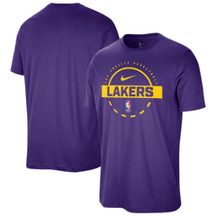 Los Angeles Lakers Authentic Practice T-Shirt Purple