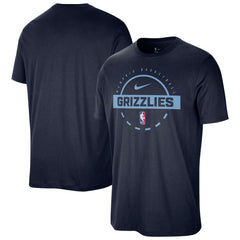 Memphis Grizzlies Authentic Practice T-Shirt Navy