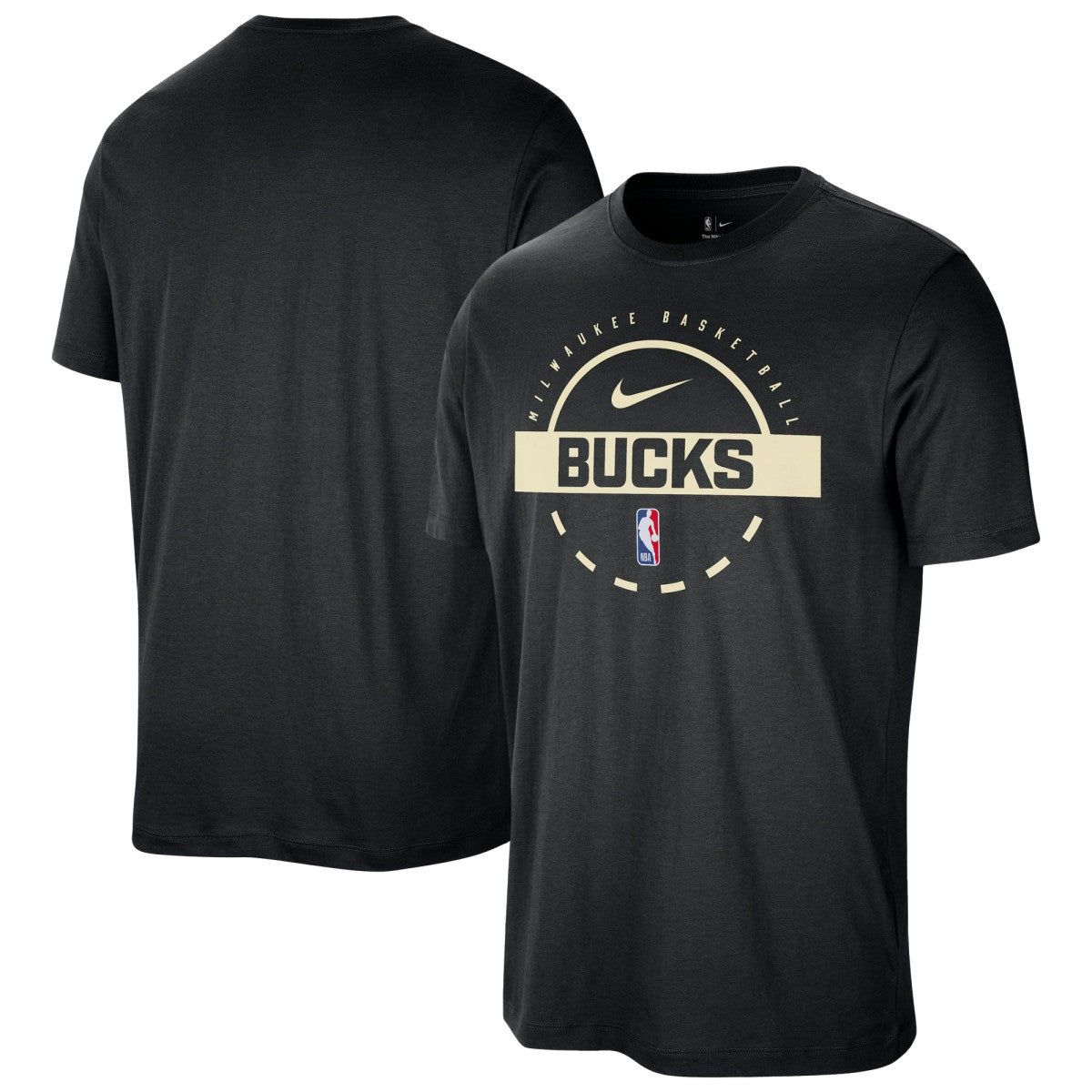 Milwaukee Bucks Authentic Practice T-Shirt Black