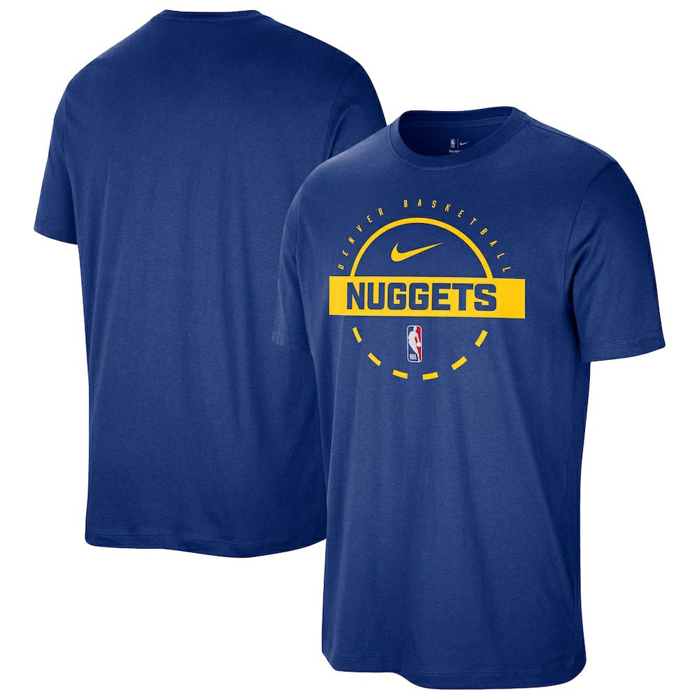 Denver Nuggets Authentic Practice T-Shirt Blue