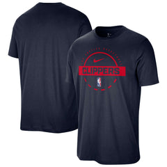 LA Clippers Authentic Practice T-Shirt Navy
