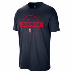LA Clippers Authentic Practice T-Shirt Navy