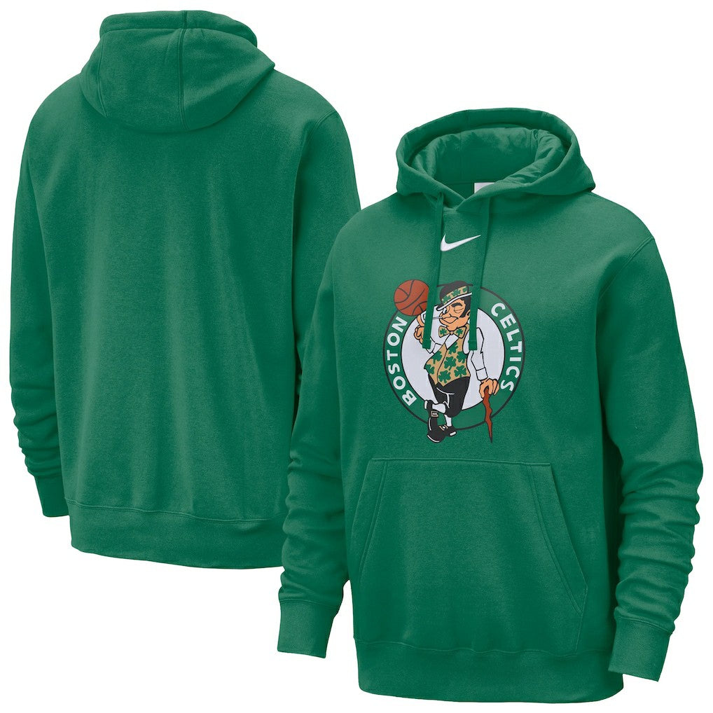 Boston Celtics Essential Logo Club Pullover Hoodie Kelly Green