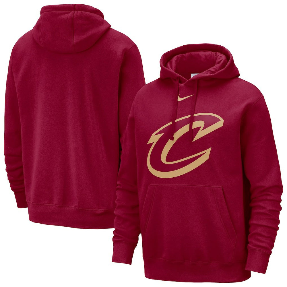 Cleveland Cavaliers Essential Logo Club Pullover Hoodie Wine