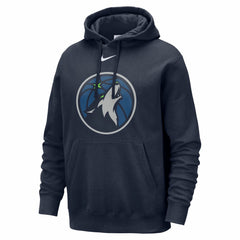 Minnesota Timberwolves Essential Logo Club Pullover Hoodie Navy