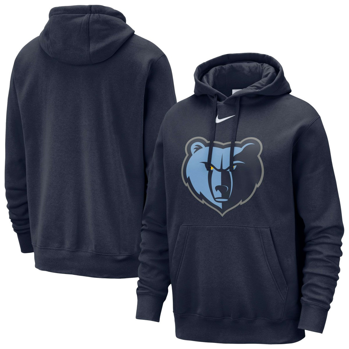 Memphis Grizzlies Essential Logo Club Pullover Hoodie Navy