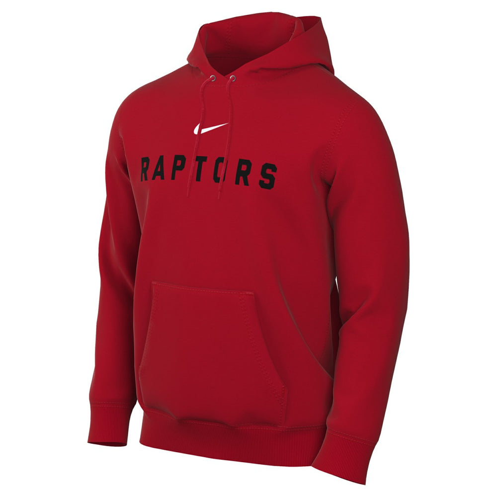 Toronto Raptors Sportswear Essential Wordmark Club Hoodie Red