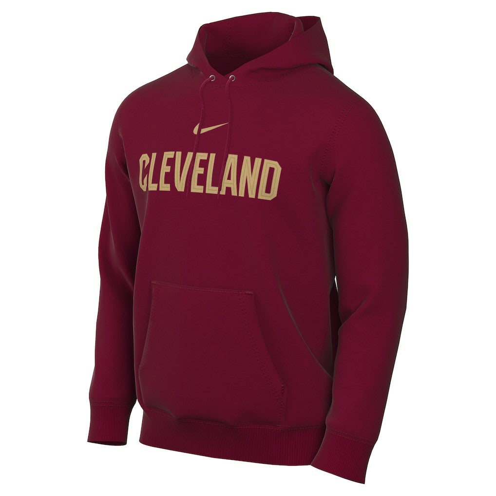 Cleveland Cavaliers Sportswear Essential Wordmark Club Hoodie Wine