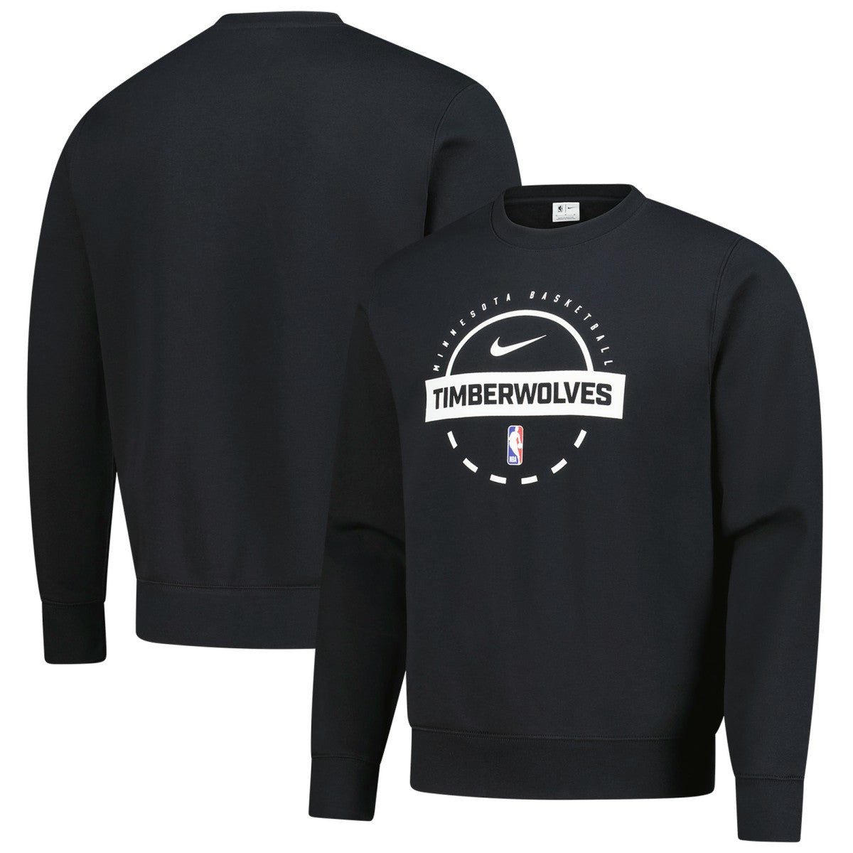 Minnesota Timberwolves 2025/26 Authentic Practice Club Sweatshirt Black
