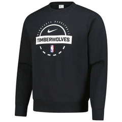 Minnesota Timberwolves 2025/26 Authentic Practice Club Sweatshirt Black