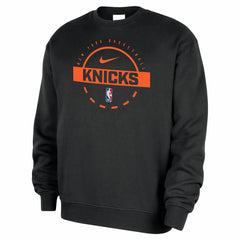 New York Knicks 2025/26 Authentic Practice Club Sweatshirt Black