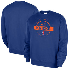 New York Knicks 2025/26 Authentic Practice Club Sweatshirt Blue