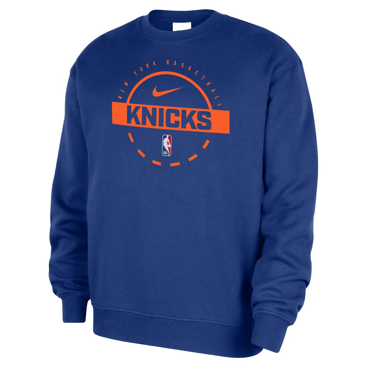 New York Knicks 2025/26 Authentic Practice Club Sweatshirt Blue